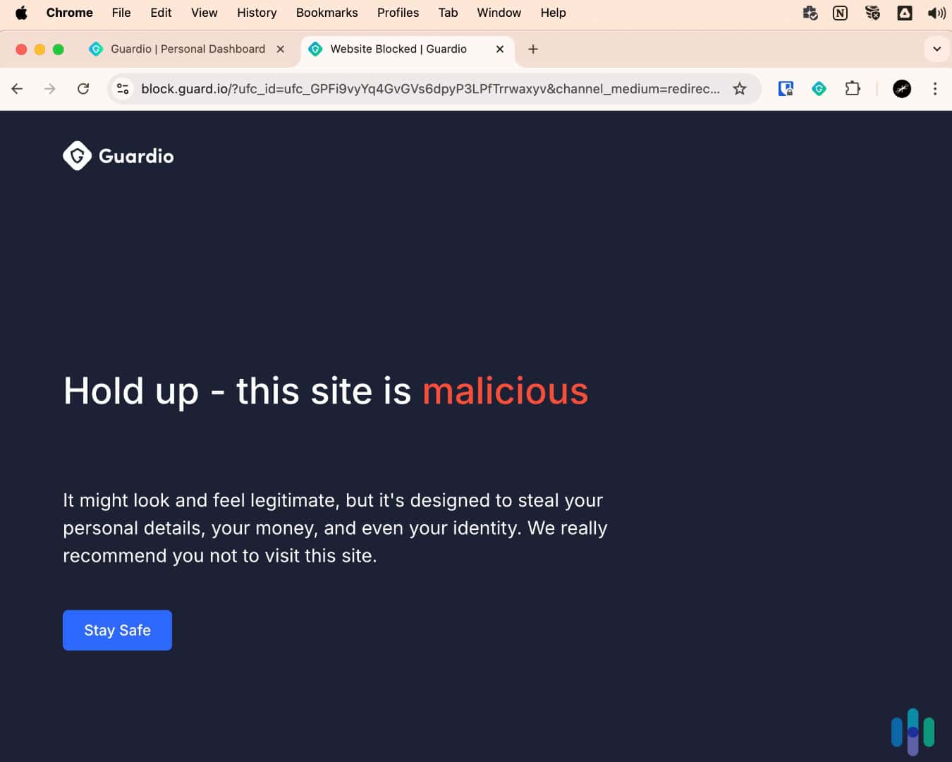 Guardio caught most of the malicious sites on CERT’s list. Guardio caught most of the malicious sites on CERT’s list.