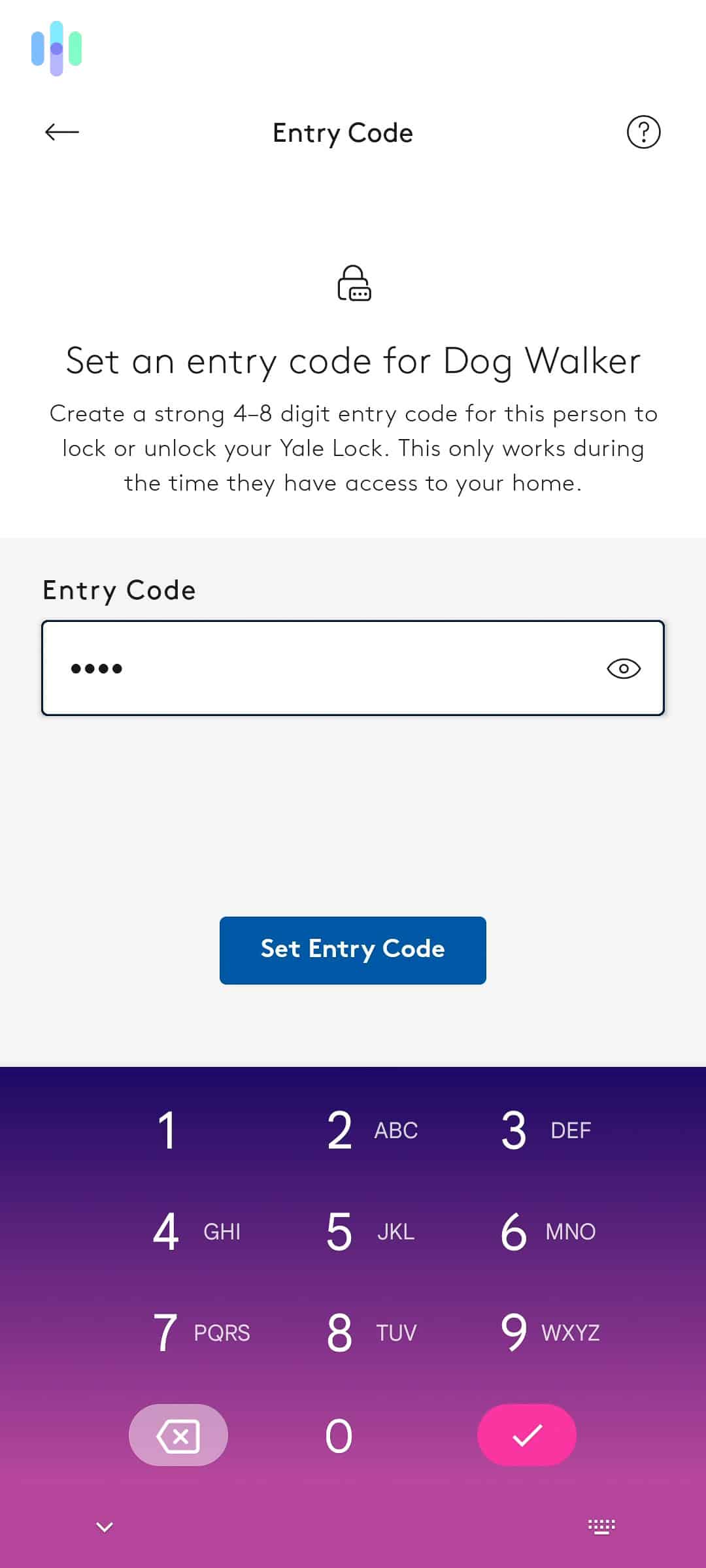 ADT+ App – Trusted Neighbor – Helper Entry Code ADT+ App – Trusted Neighbor – Helper Entry Code