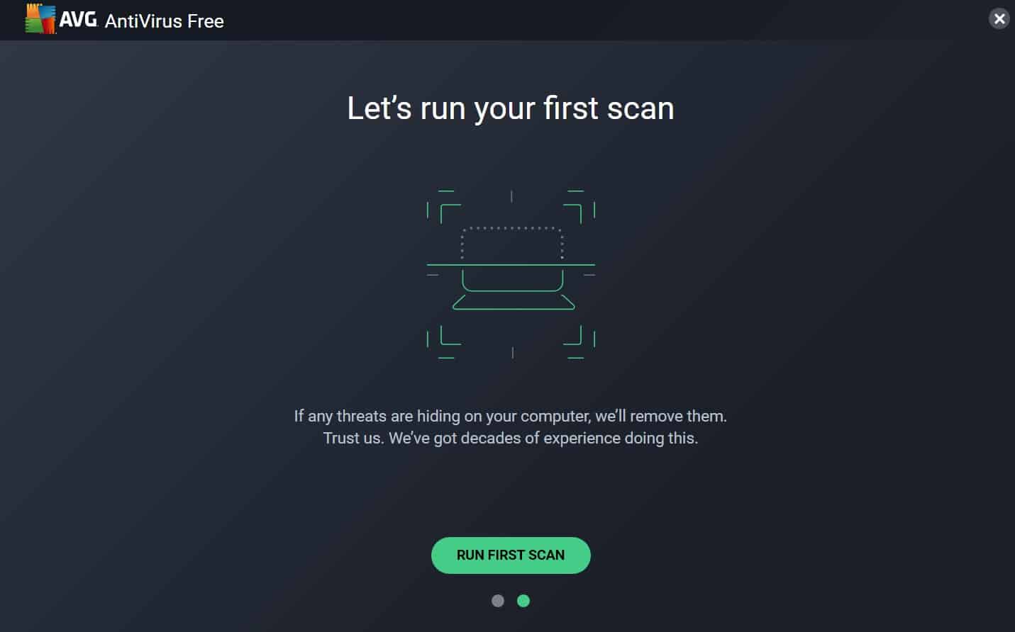 AVG – First Scan Invitation AVG - First Scan Invitation