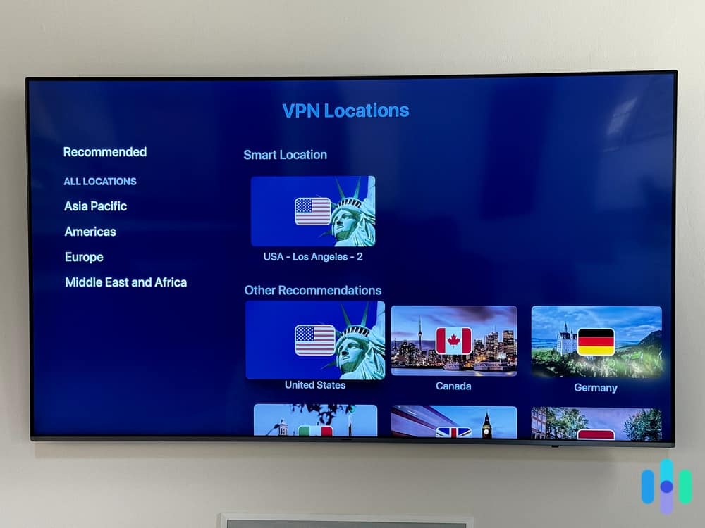 ExpressVPN’s VPN Locations on Apple TV ExpressVPN's VPN Locations on Apple TV