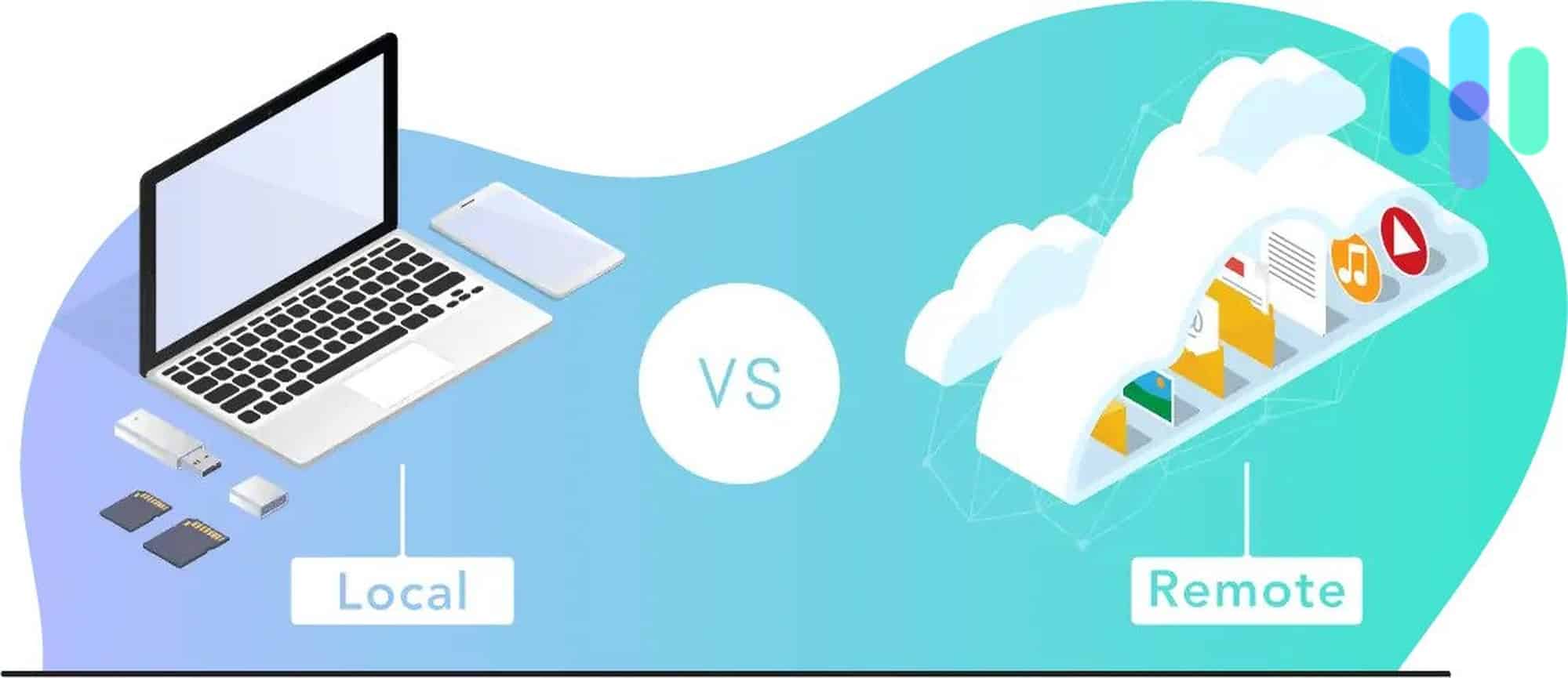 Local Storage vs. Cloud Storage Local Storage vs. Cloud Storage