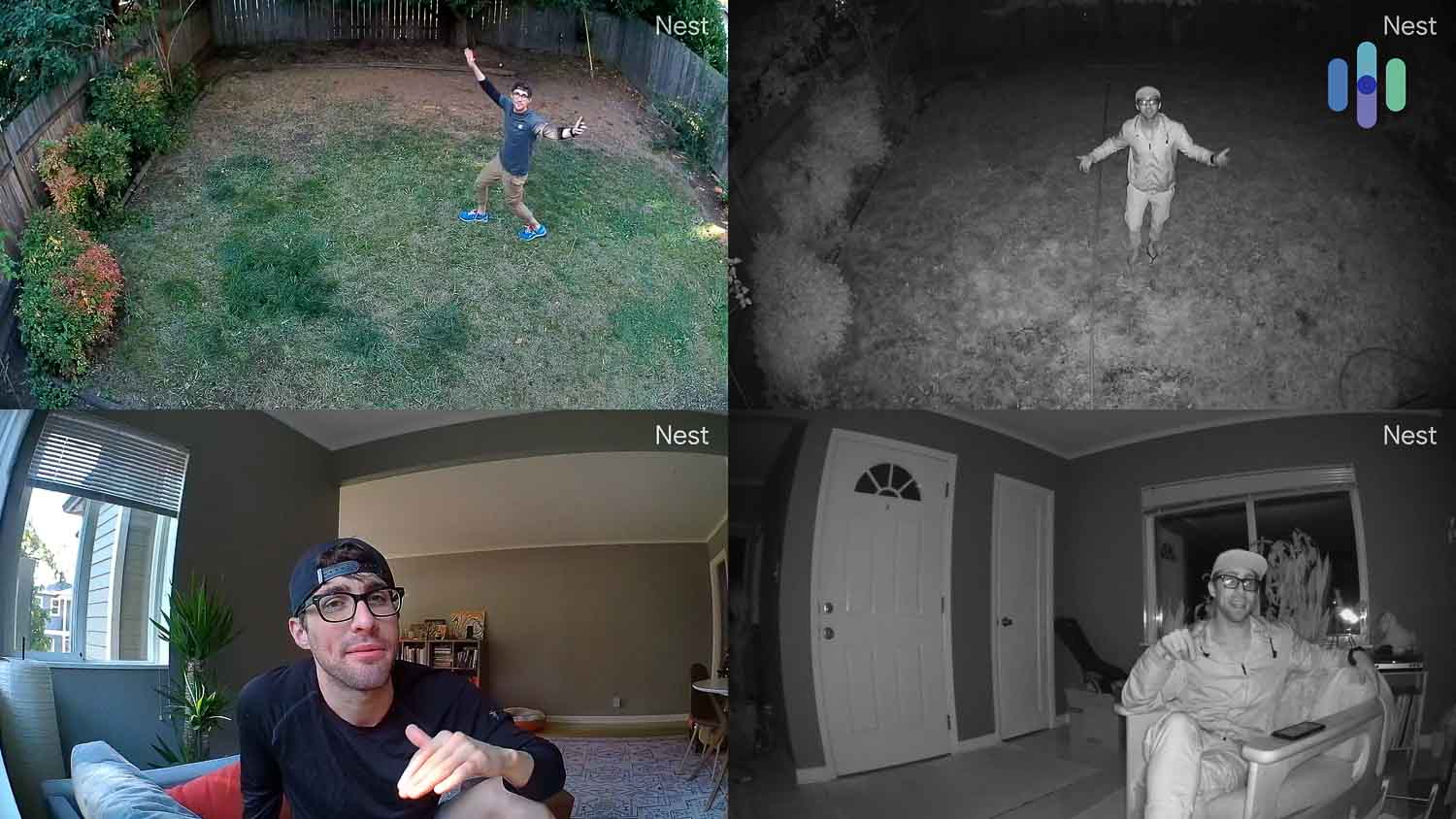 Day and night video samples from the Google Nest Cam Day and night video samples from the Google Nest Cam