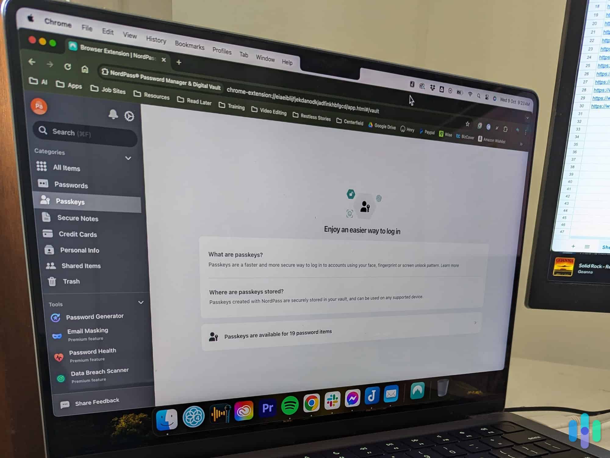 Testing NordPass on a MacBook. Testing NordPass on a MacBook.