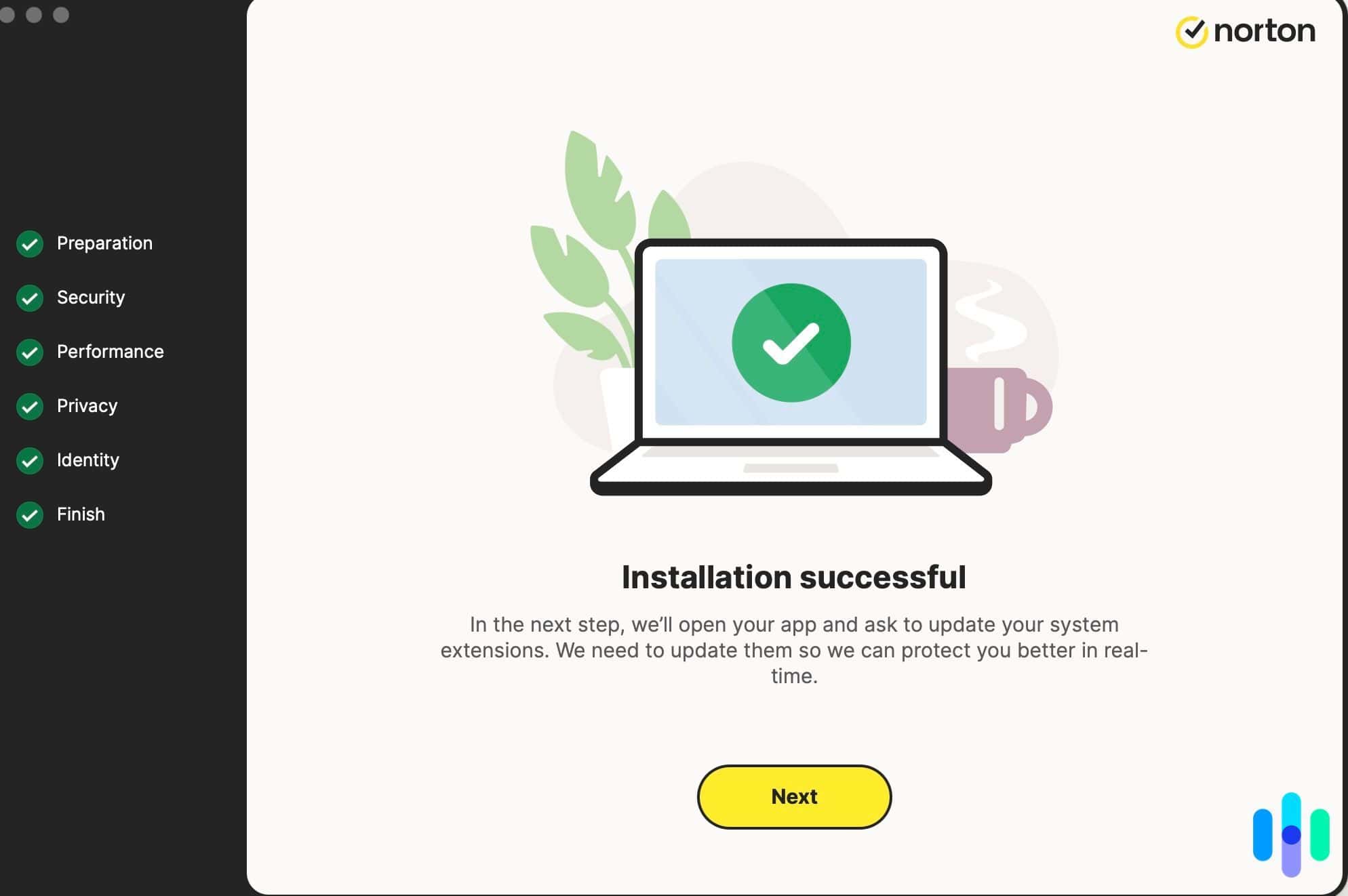 Our digital security team first install of Norton Antivirus Our digital security team first install of Norton Antivirus