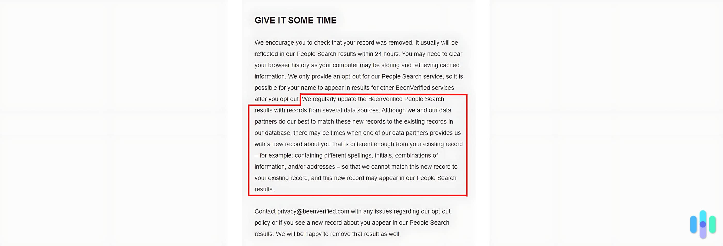 Your records could reappear on PeopleLooker even after opting out.
