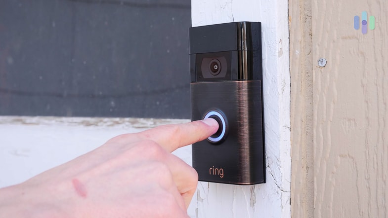 Ring Doorbell button press Ring Doorbell button press