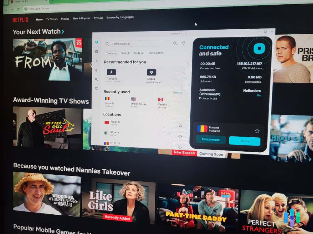 Surfshark is an excellent pick if you’re into streaming and you have a large family. Surfshark is an excellent pick if you're into streaming and you have a large family.