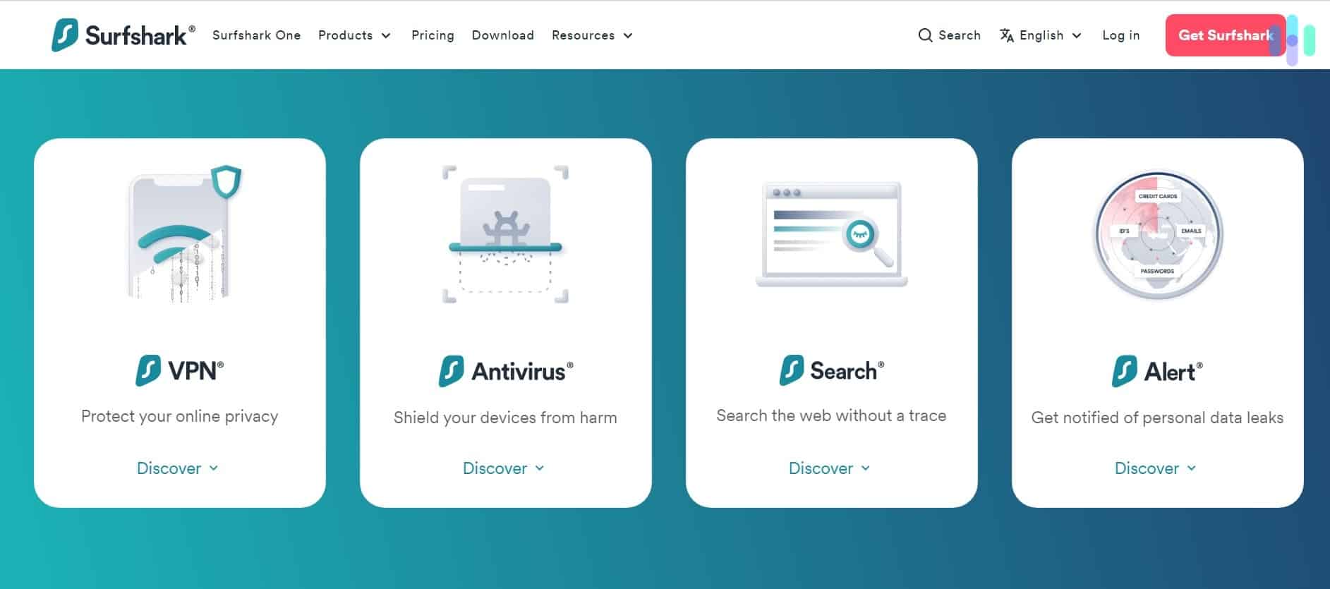 Surfshark One Features Surfshark One Features