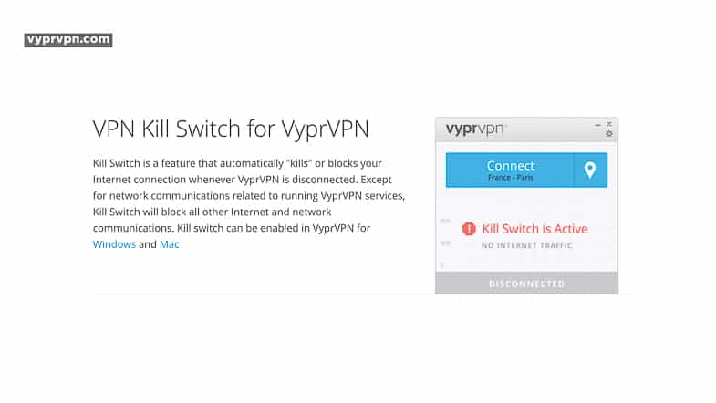 VyprVPN Kill Switch VyprVPN Kill Switch