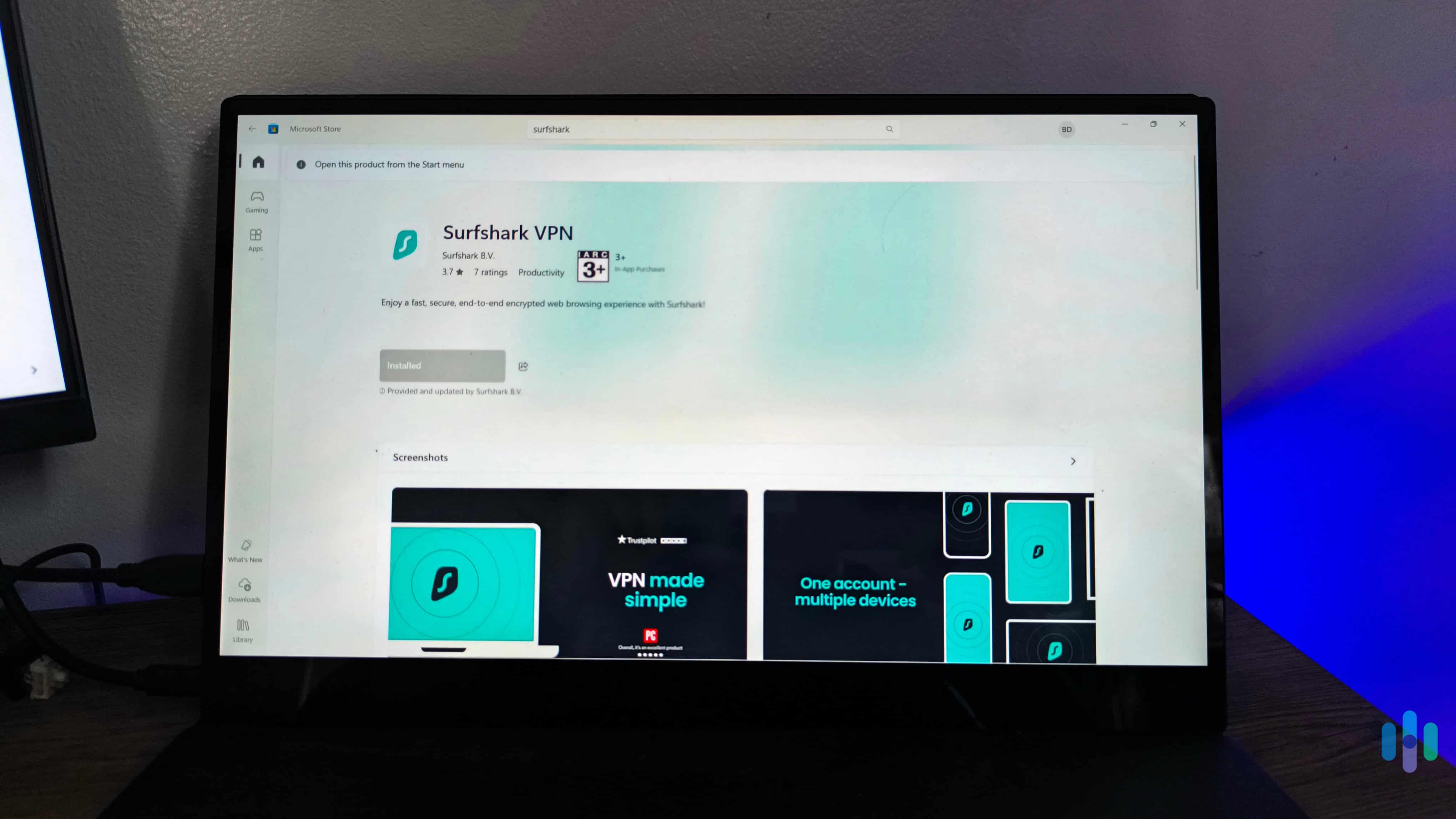 We were able to quickly install Surfshark on our Windows 10 PC since we found it on the Microsoft Store. We were able to quickly install Surfshark on our Windows 10 PC since we found it on the Microsoft Store.