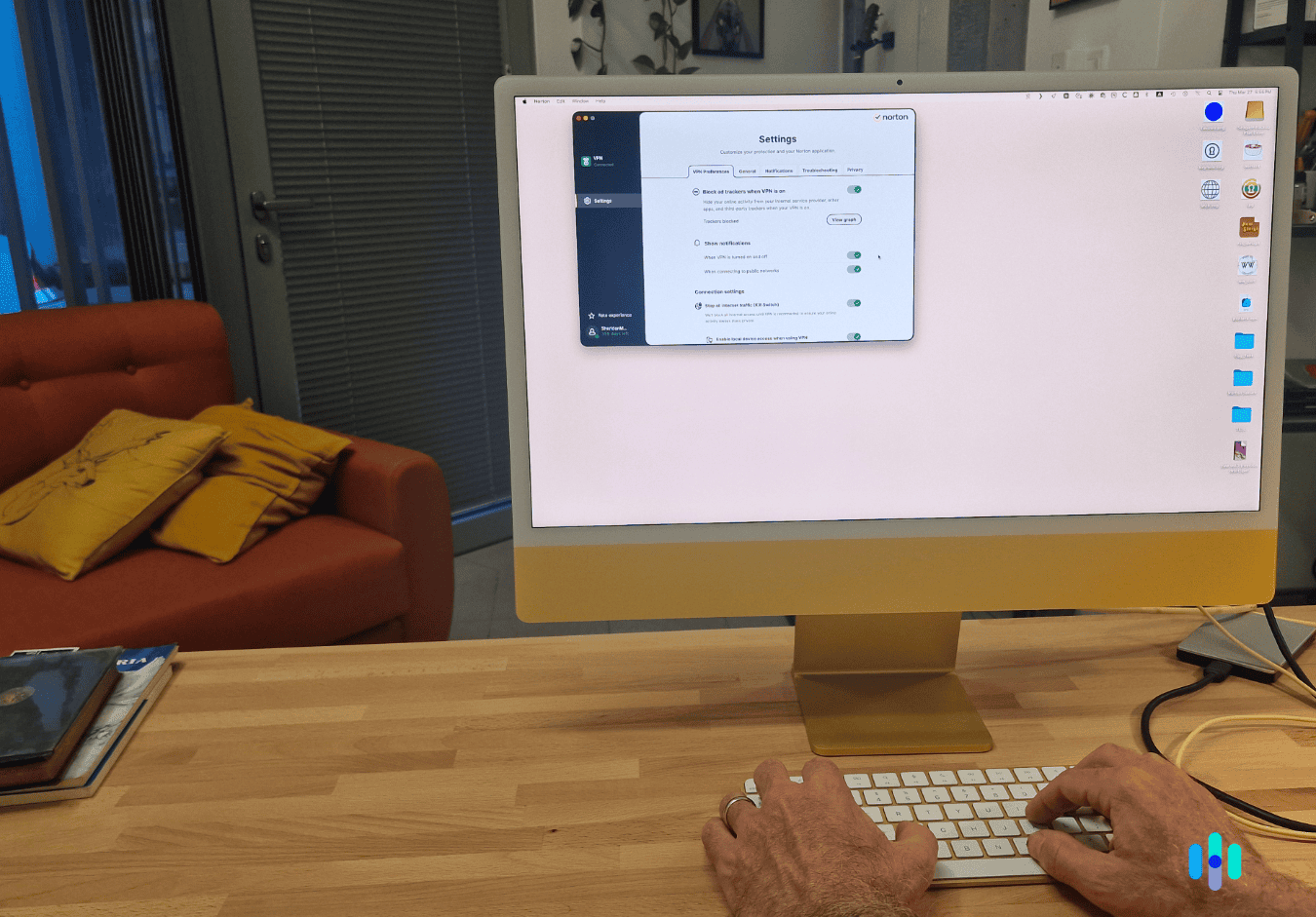 8_Testing Norton VPN on a Mac We tested Norton VPN on a Mac.