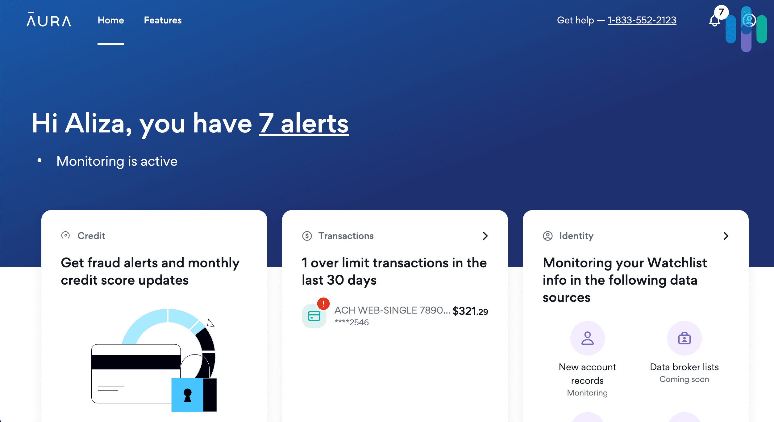 Aura Identity Theft Protection 2025 - Product Image