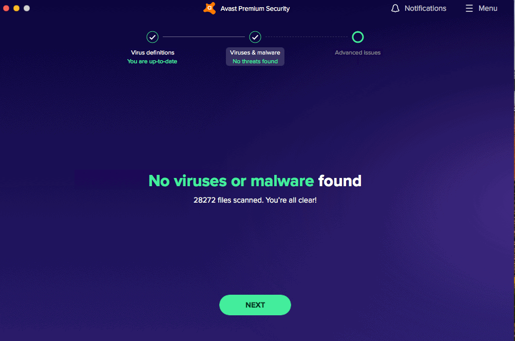 Avast Antivirus - No Viruses or Malware Found Avast Antivirus - No Viruses or Malware Found