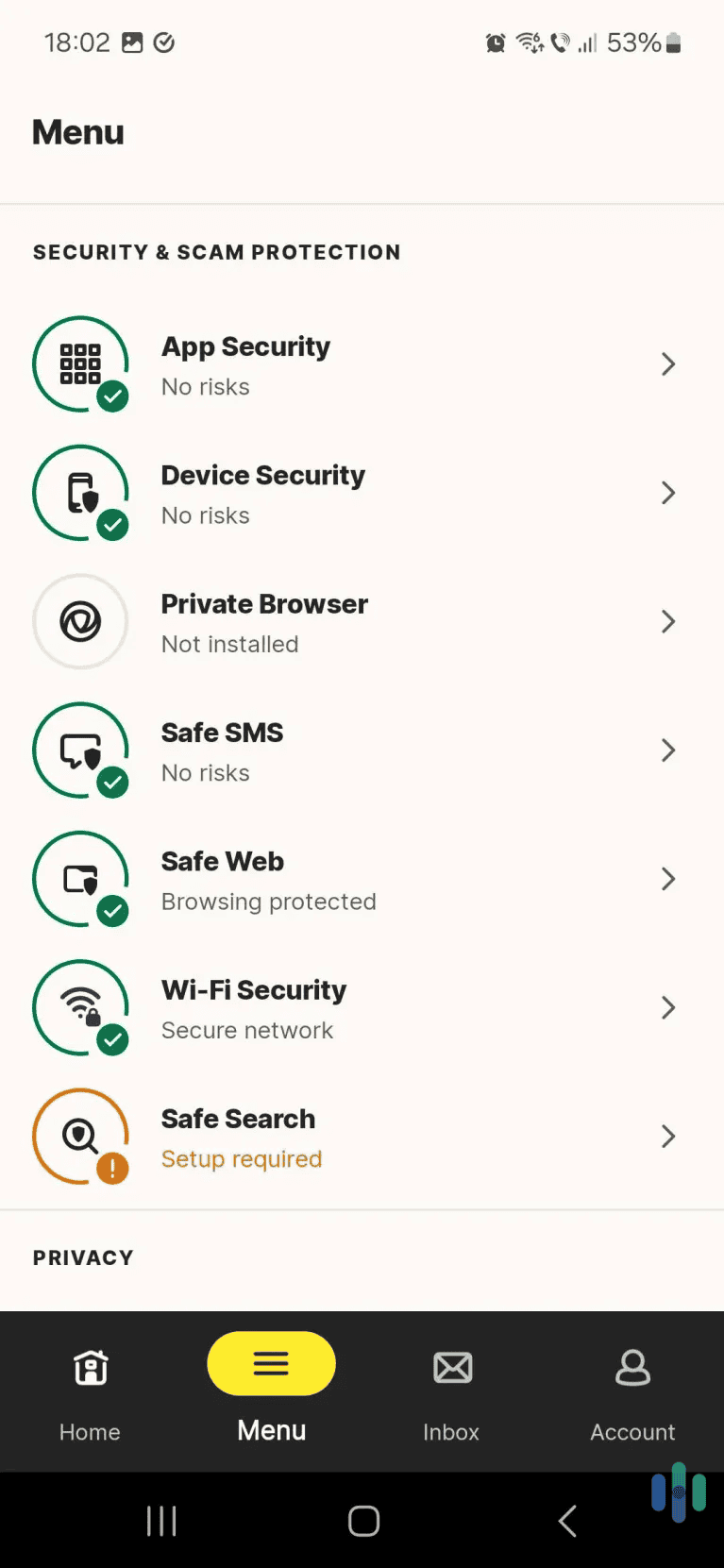 Besides being very easy to use, Norton 360 also provides access to many useful extra features.