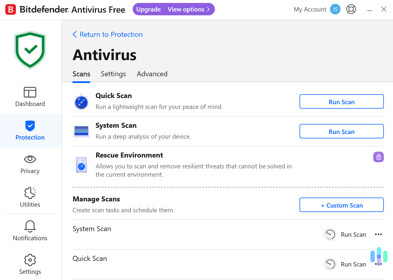 Bitdefender provides free access to an intuitive and feature-rich desktop antivirus app.
