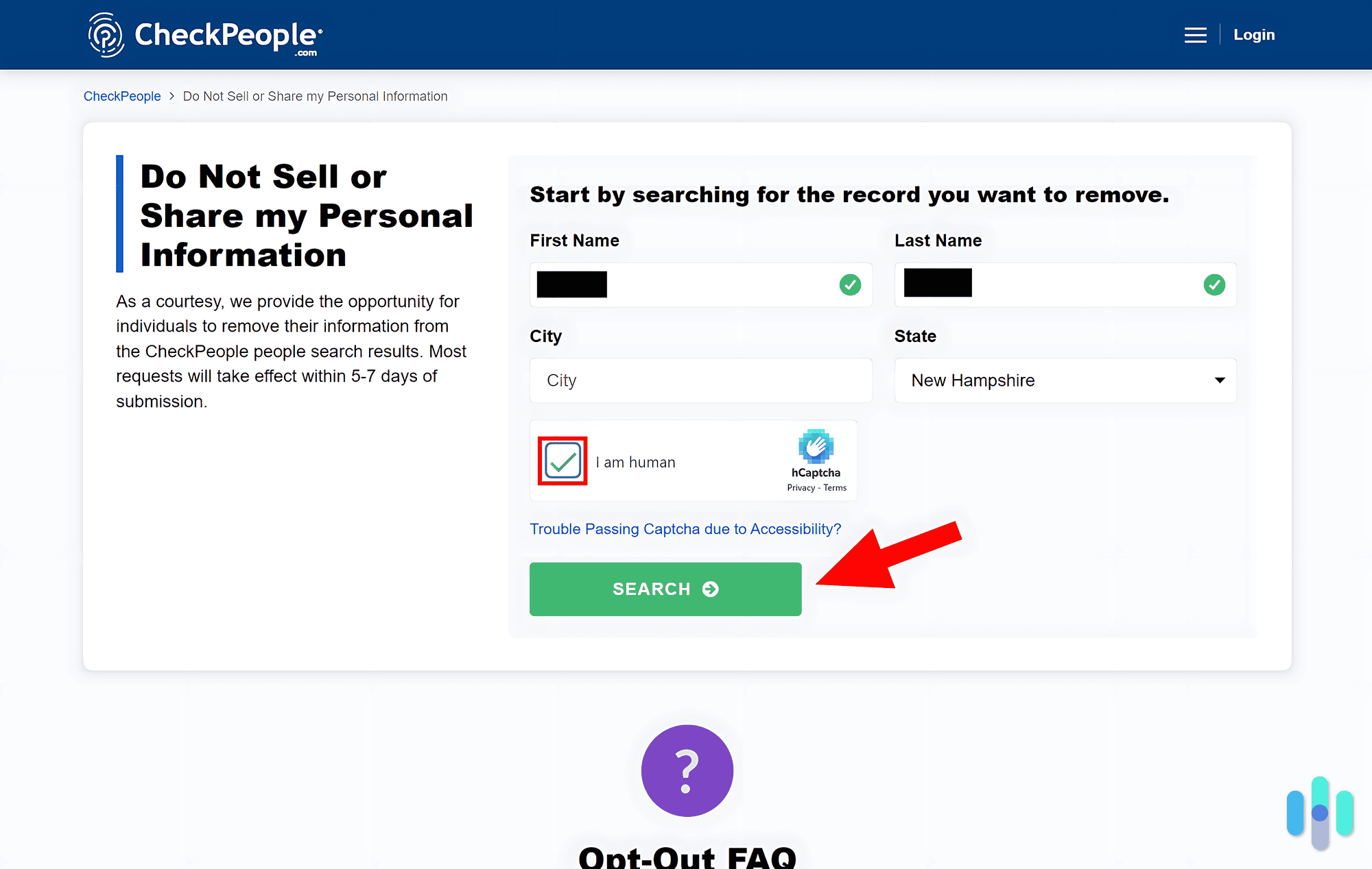 We typed the name of one of our experts and selected the state he currently lives in. We typed the name of one of our experts and selected the state he currently lives in.