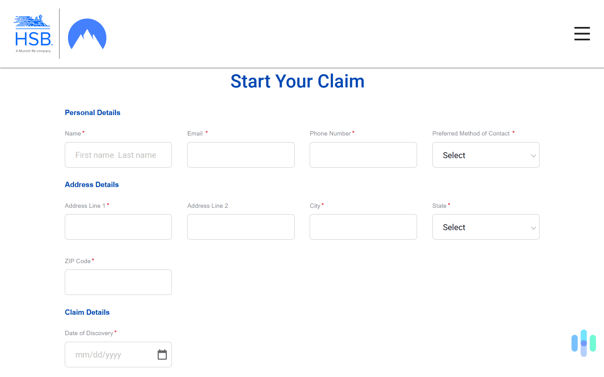 When submitting a claim through NordProtect, they direct us to the HSB claim form. When submitting a claim through NordProtect, they direct us to the HSB claim form.