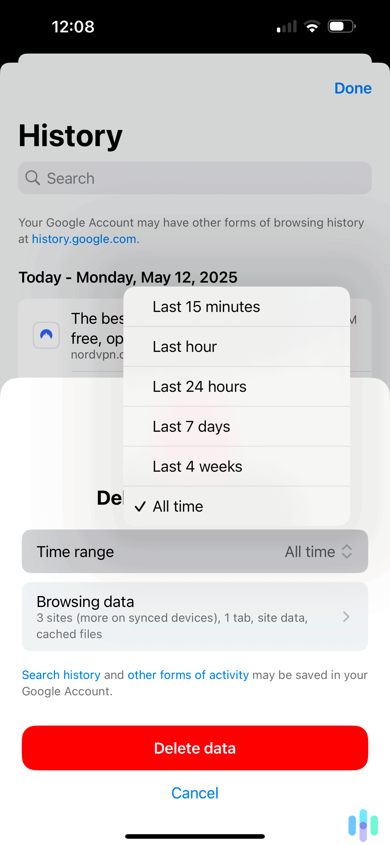 Clearing your iPhone's Chrome history takes only a few steps.