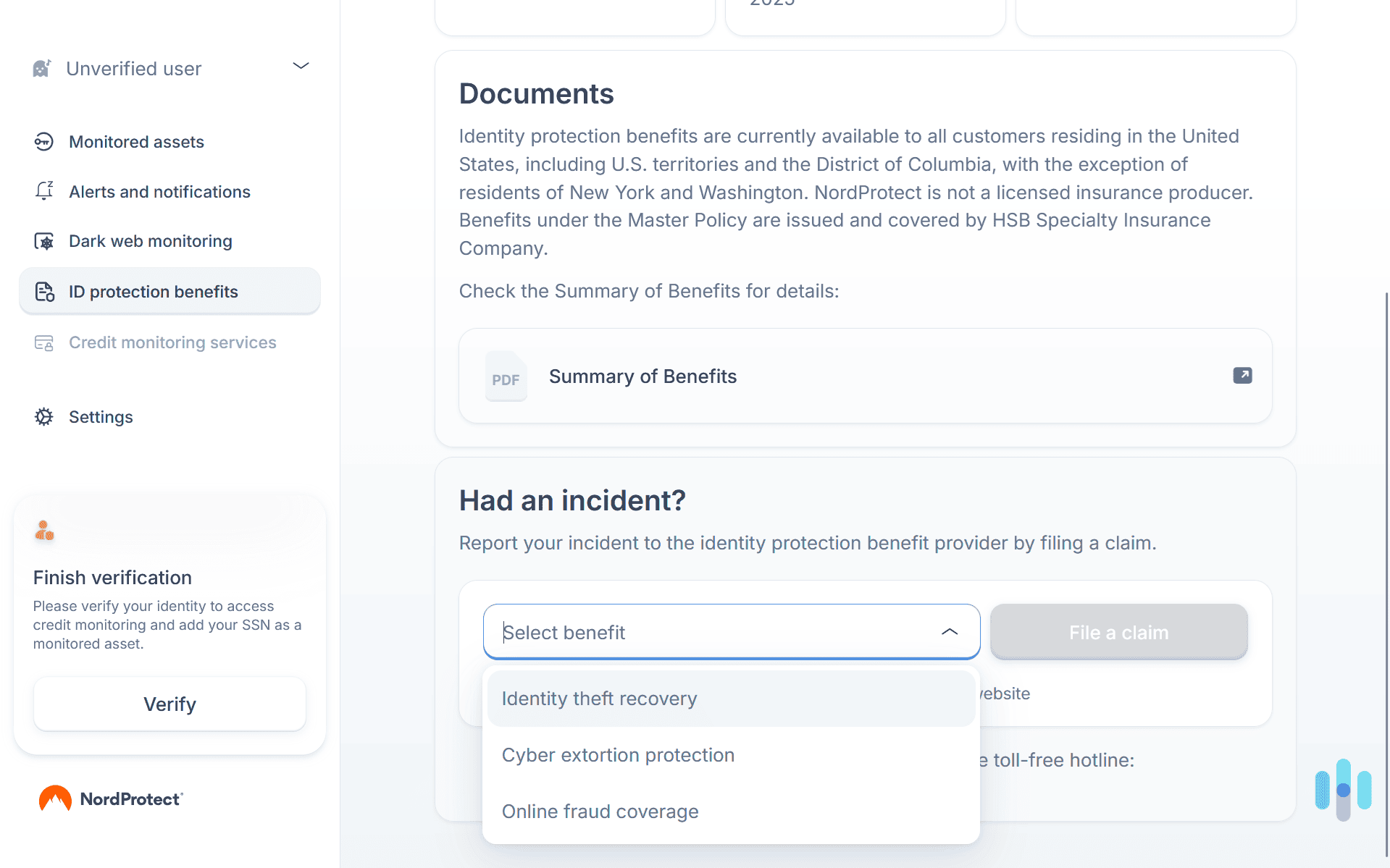 To get reimbursed for any expenses and get help recovering our identity, we would first need to submit a claim. To get reimbursed for any expenses and get help recovering our identity, we would first need to submit a claim.
