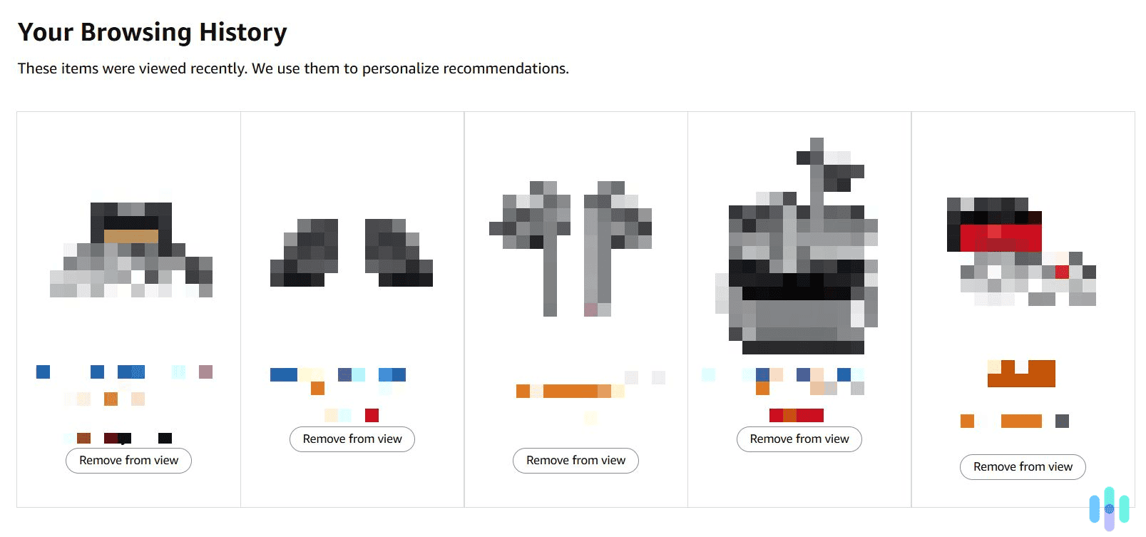 Find the desired search entry, and remove it.
