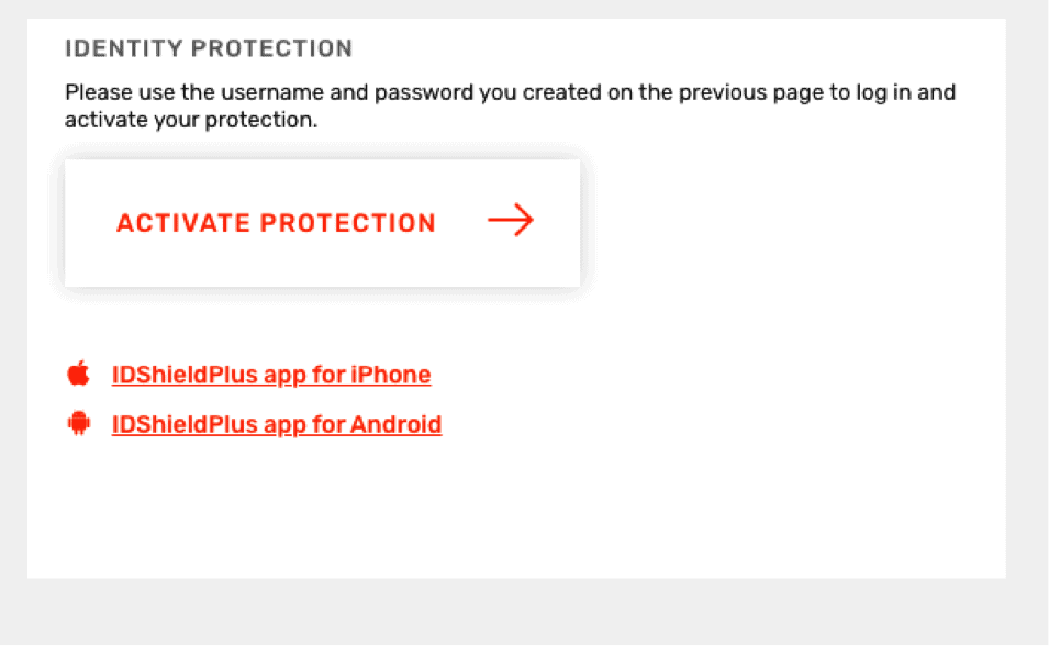 IDShield Login IDShield Login