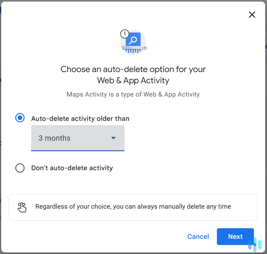 It’s possible to configure Google Maps to automatically delete your search history. It's possible to configure Google Maps to automatically delete your search history.