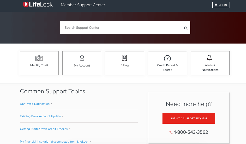 LifeLock Member Support Center LifeLock Member Support Center