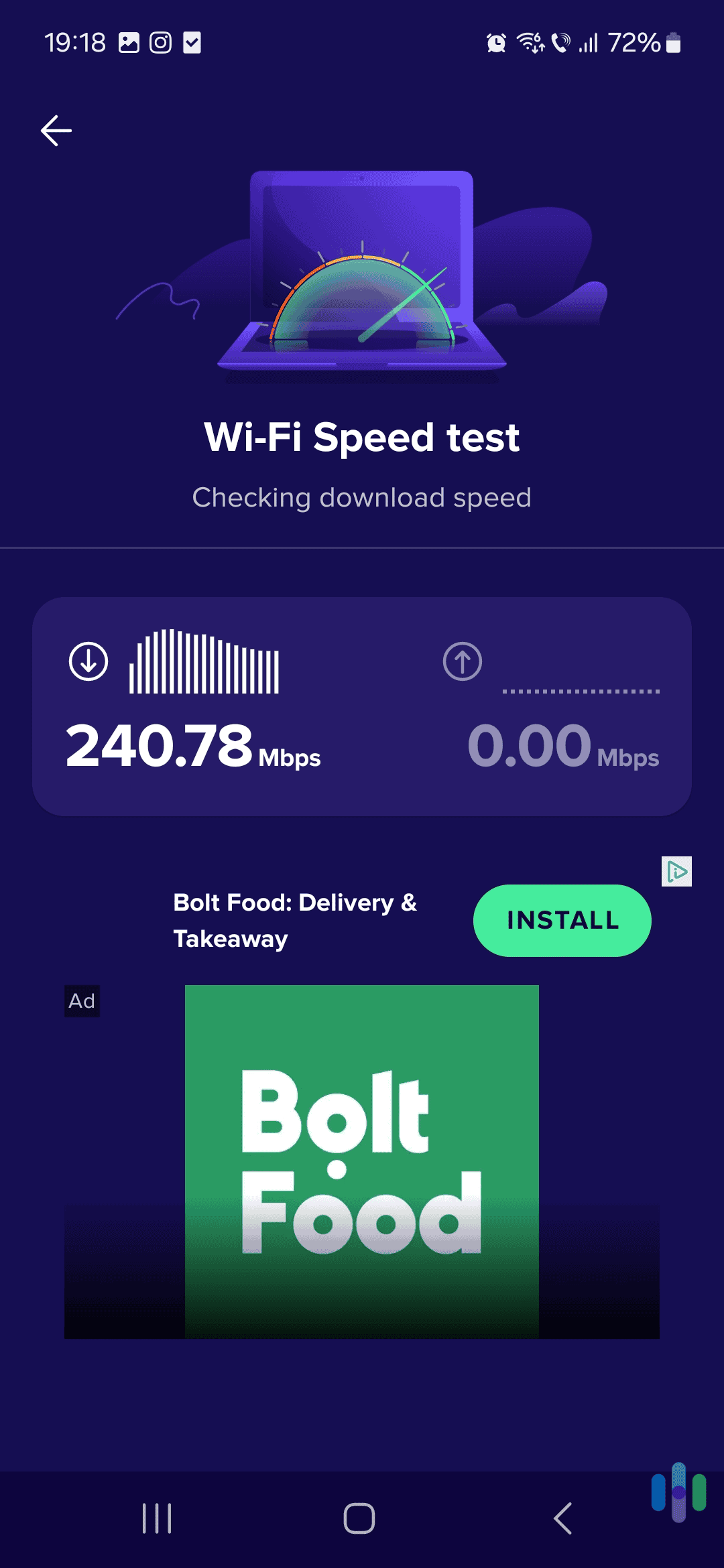 Many free antivirus apps display in-app ads.