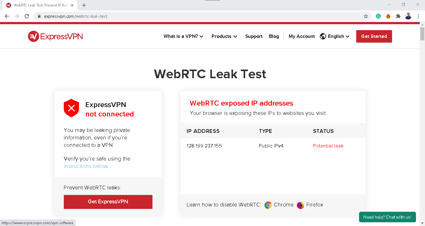McAfee VPN – WebRTC Leak Test Windows McAfee VPN - WebRTC Leak Test Windows