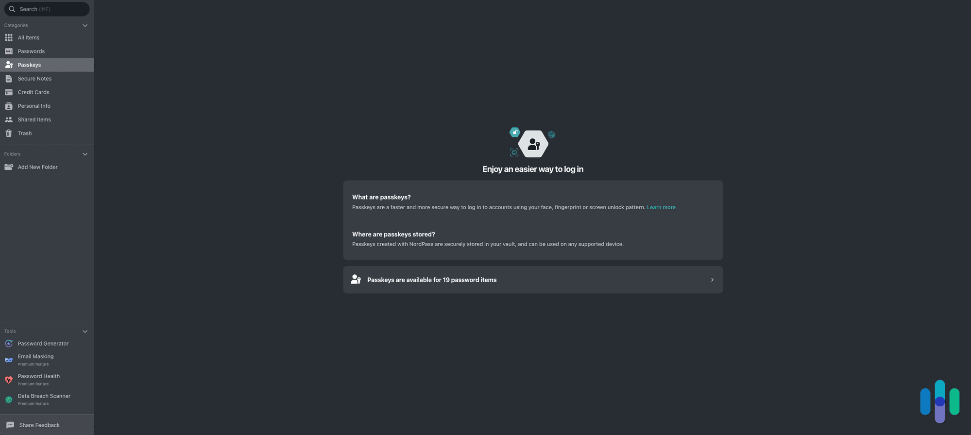 Creating Passkeys in NordPass instead of using traditional passwords. Creating Passkeys in NordPass instead of using traditional passwords.