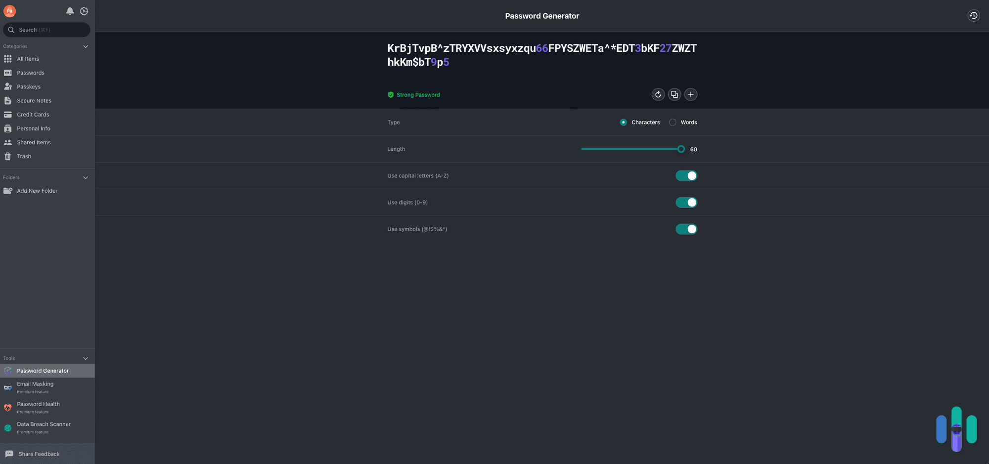 Creating new passwords in NordPass. Creating new passwords in NordPass.