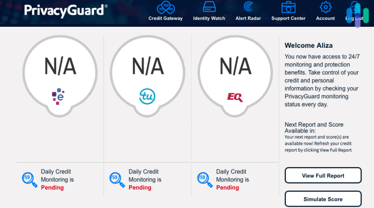 PrivacyGuard Dashboard PrivacyGuard Dashboard