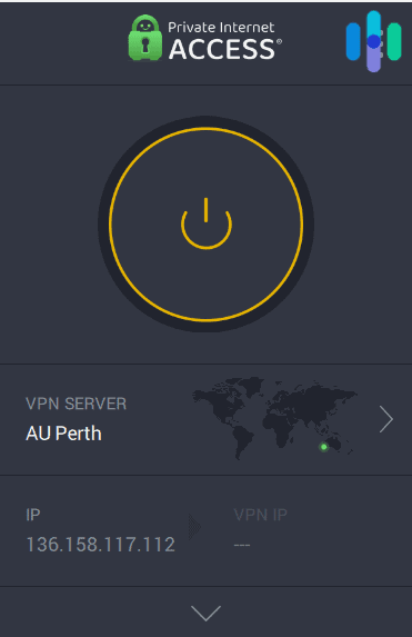 Private Internet Access connected to Perth, Australia Private Internet Access connected to Perth, Australia