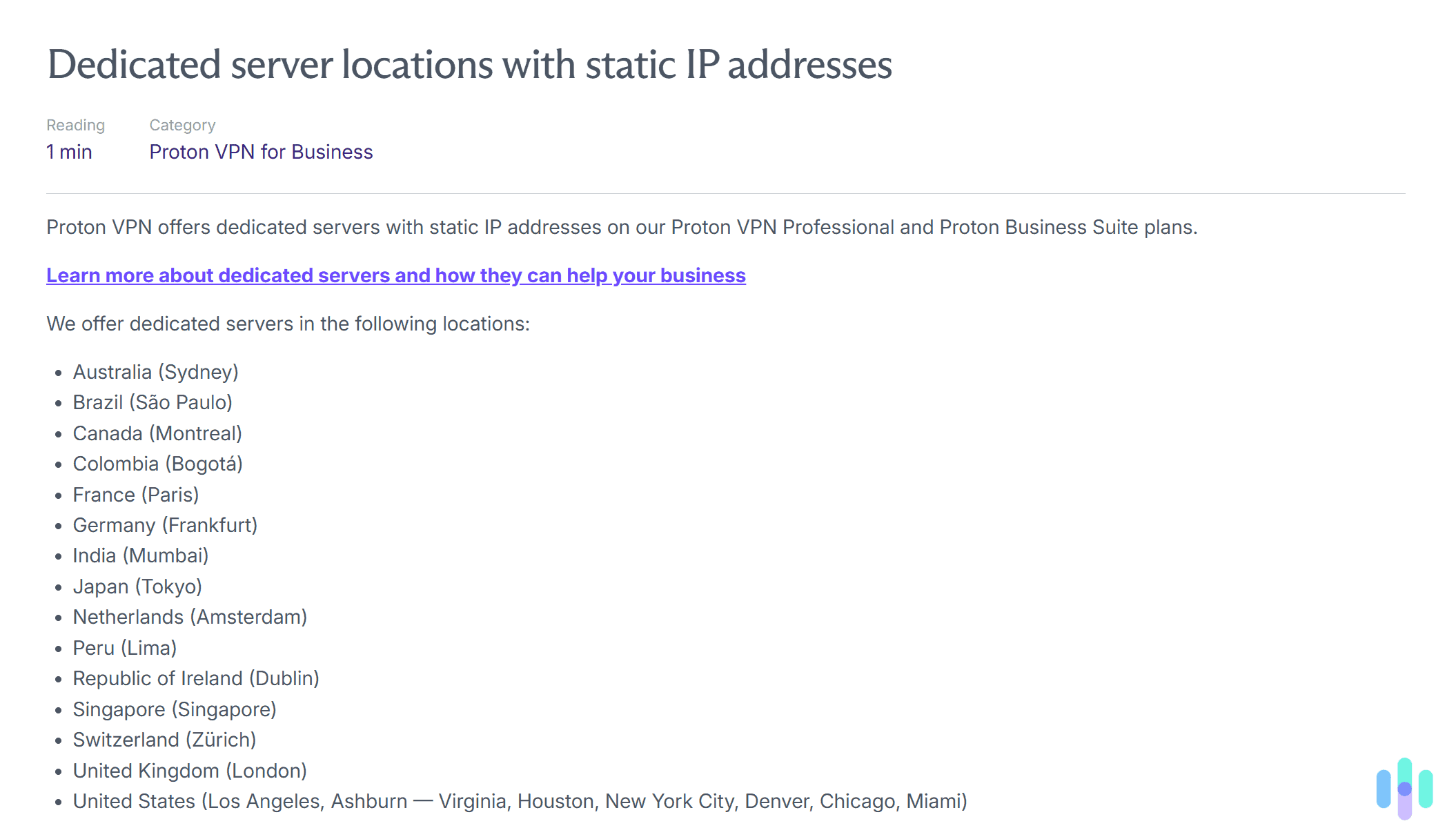Proton VPN offers dedicated servers and IPs cross North America, Europe, and Asia-Pacific. Proton VPN offers dedicated servers and IPs cross North America, Europe, and Asia-Pacific.