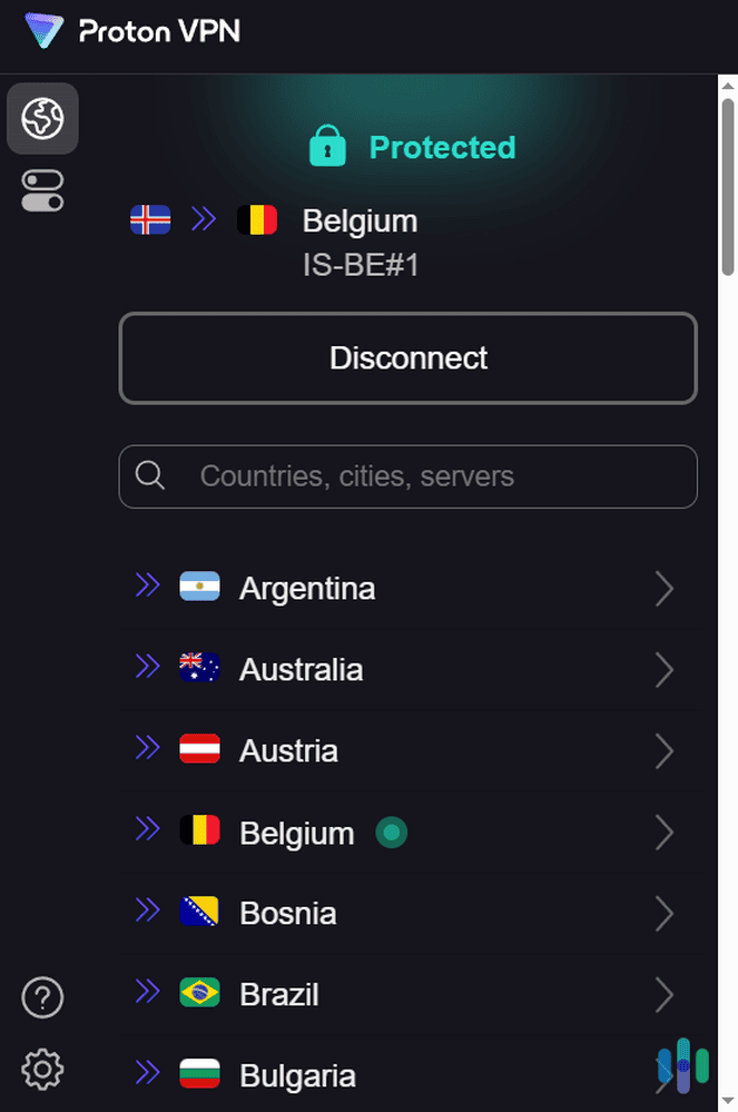 Secure Core servers add an extra layer of encryption, and route your data through a server in a privacy-friendly location.