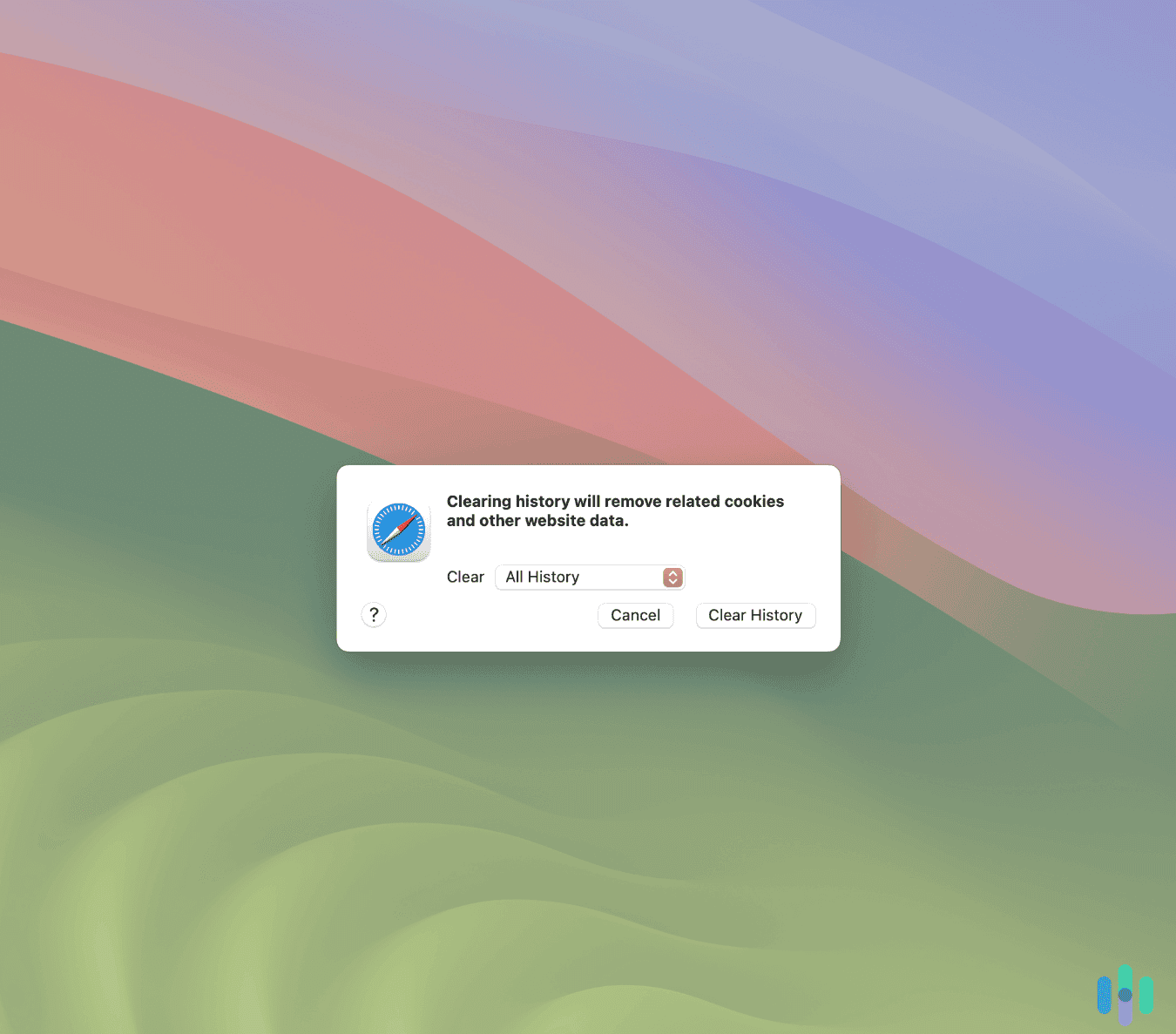 Safari gave us the option to delete our entire search history or portions of it.  
