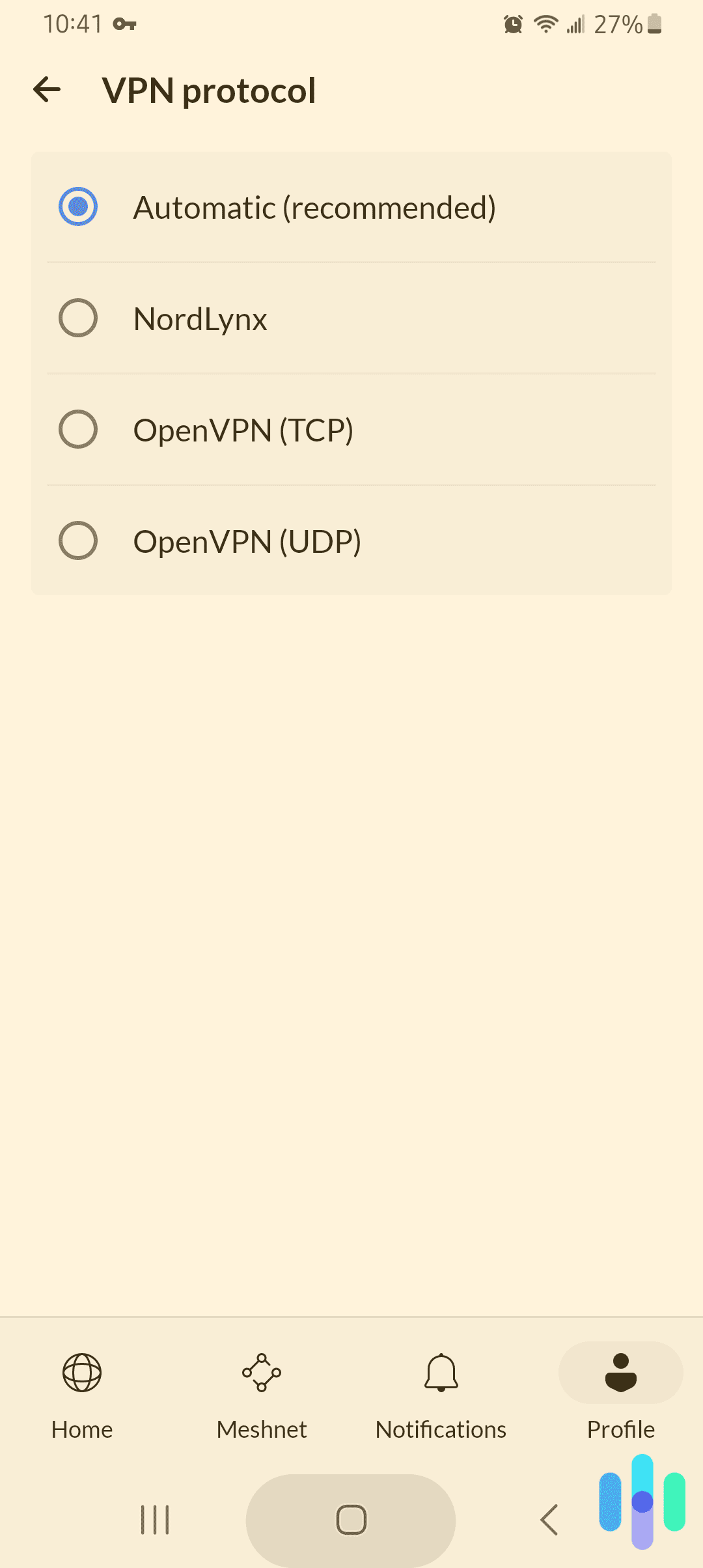 OpenVPN is available on the NordVPN Android App OpenVPN is available on the NordVPN Android App