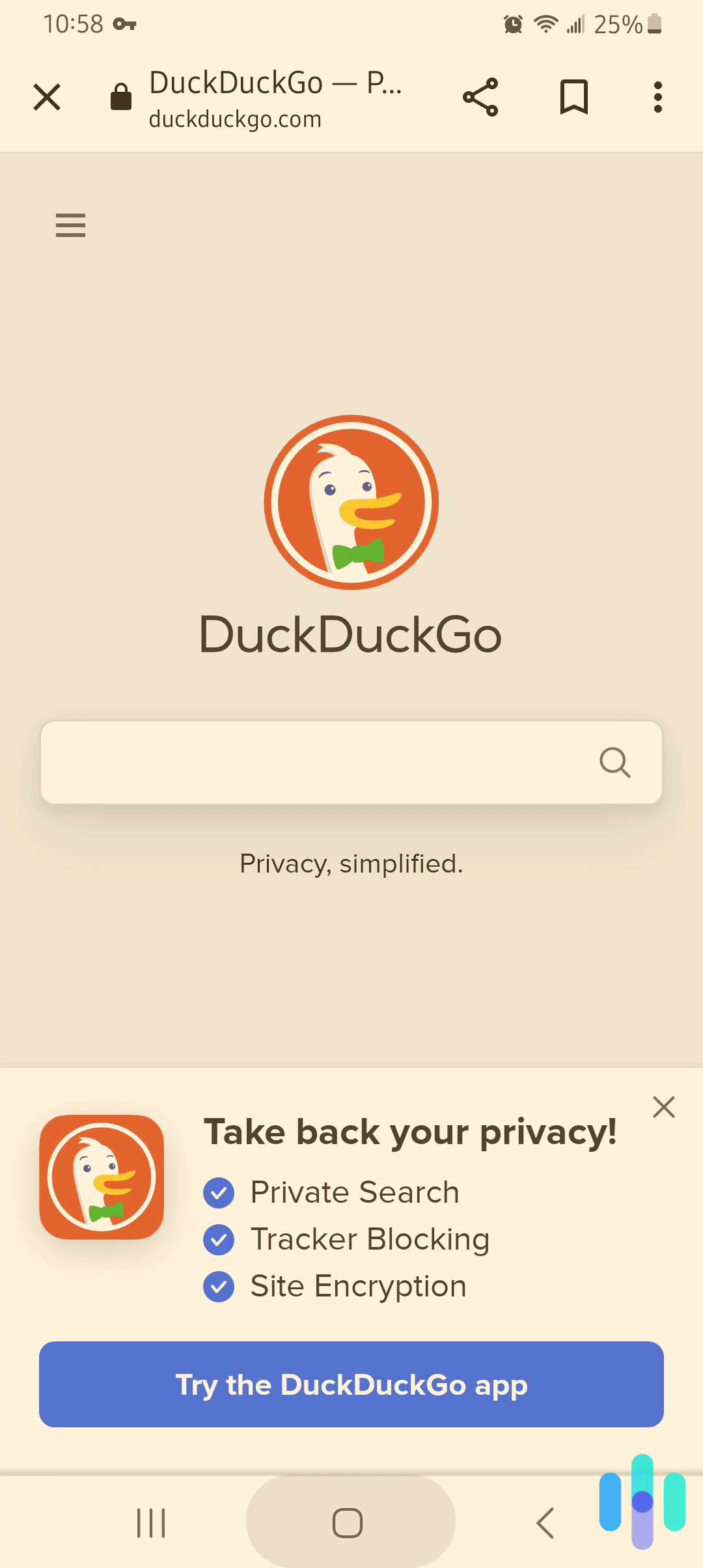 Setting up DuckDuckGo on Android Setting up DuckDuckGo on Android