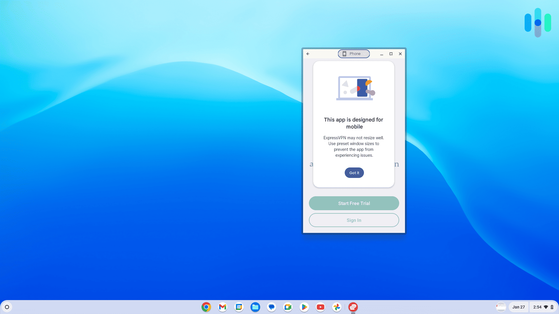 Note: Some VPNs on the Chromebook don’t work well and are designed for mobile Note: Some VPNs on the Chromebook don't work well and are designed for mobile