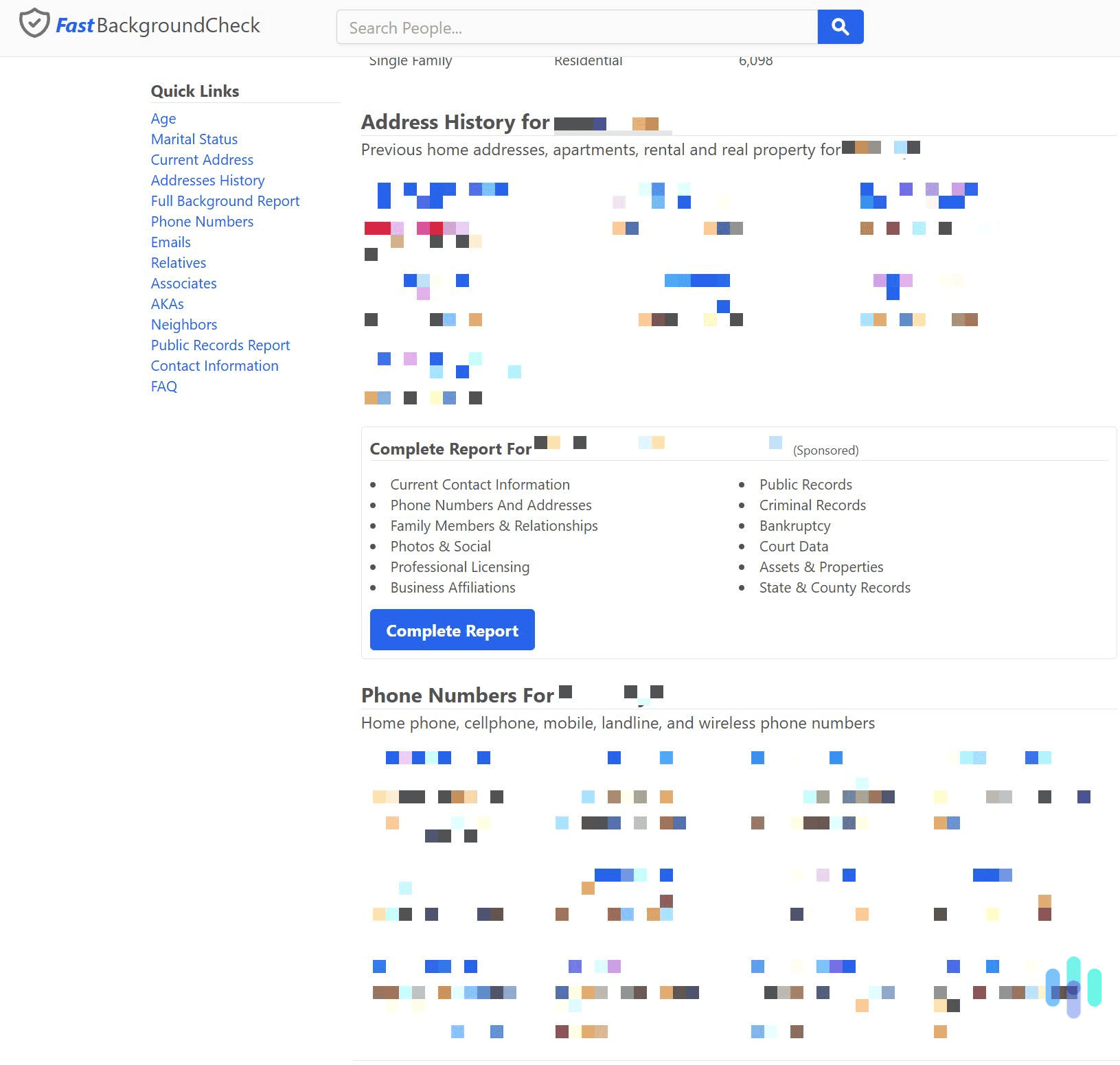 Someone could use your name and address on people search sites to find your phone number.