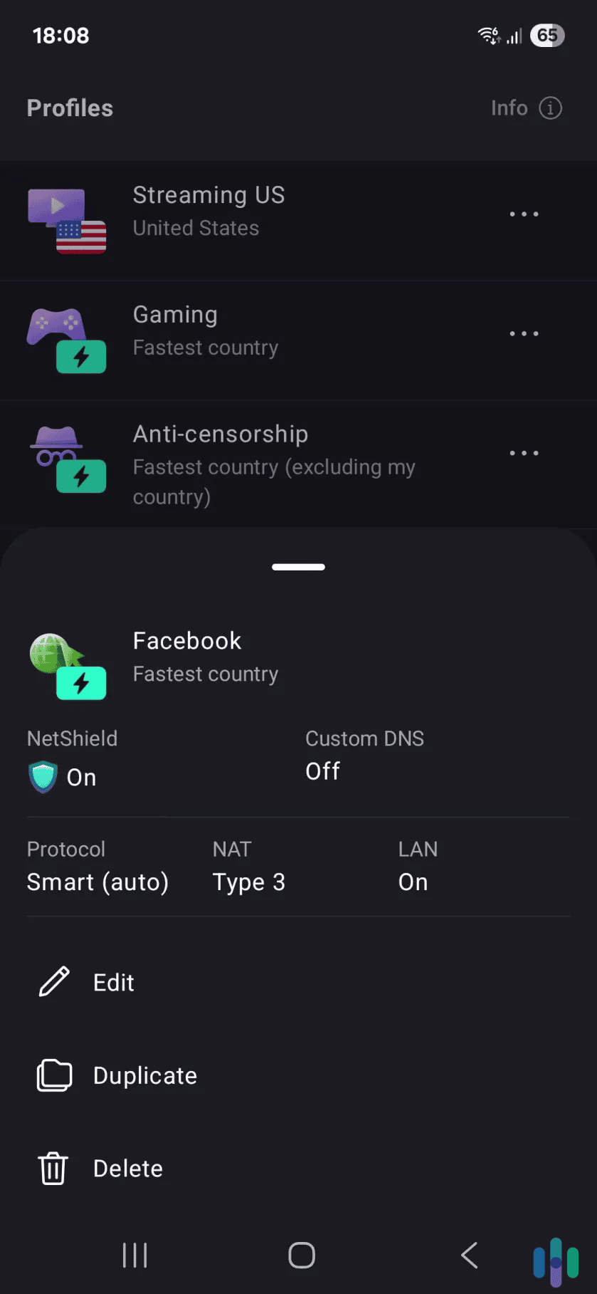 The paid version lets you automate VPN connections via the Profiles feature.The paid version lets you automate VPN connections via the Profiles feature. The paid version lets you automate VPN connections via the Profiles feature.