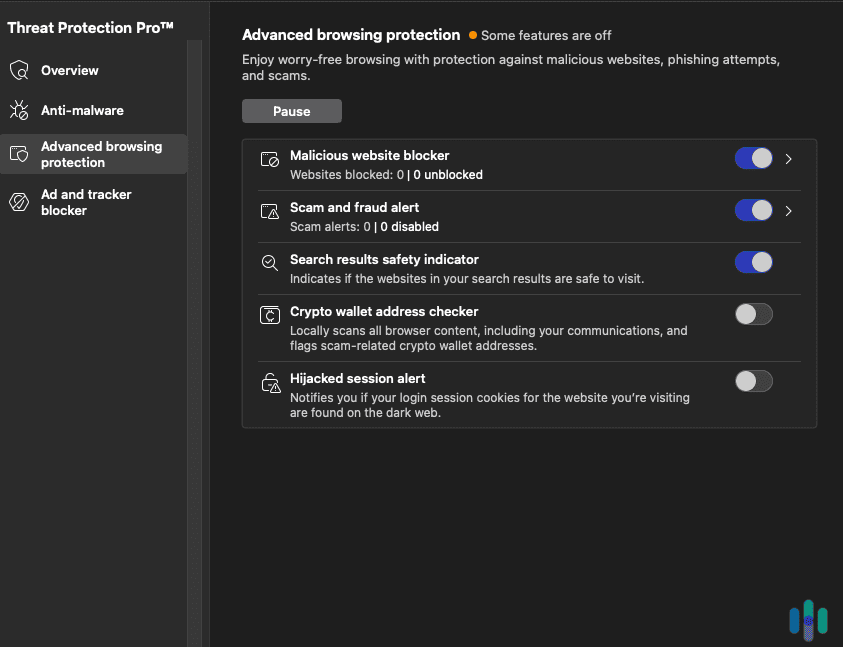 Threat Protection Pro’s features are lighter compared to standalone antivirus programs.