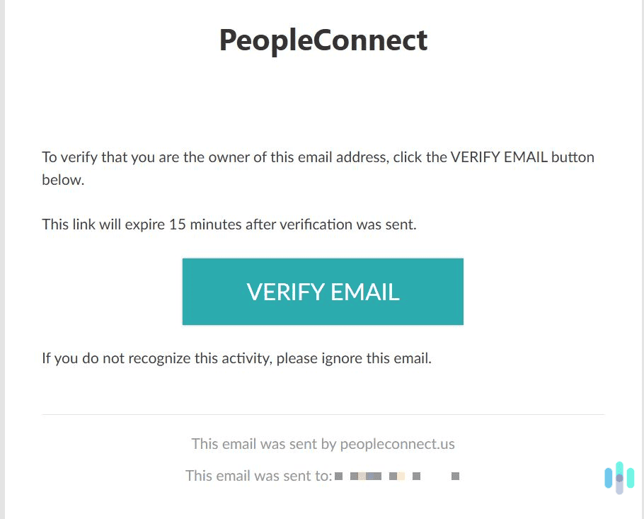 Verify your email to continue the opt-out process.