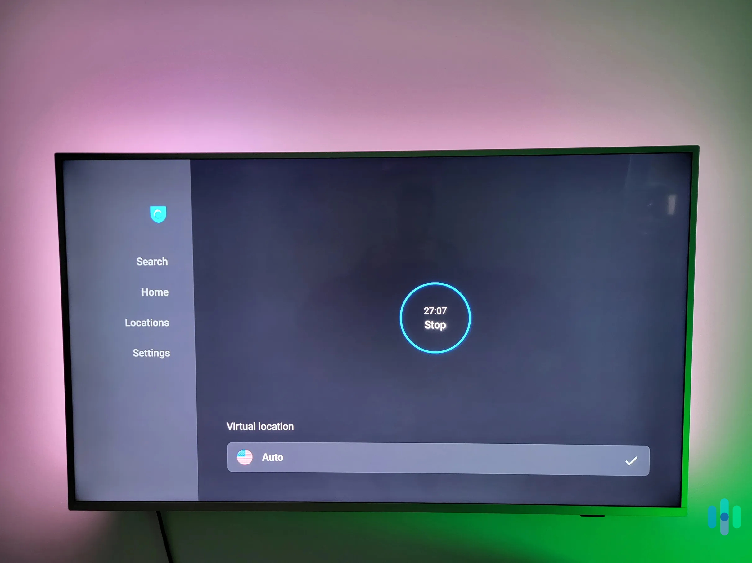 We found Hotspot Shield's smart TV apps really simple to navigate and use with the TV remote.