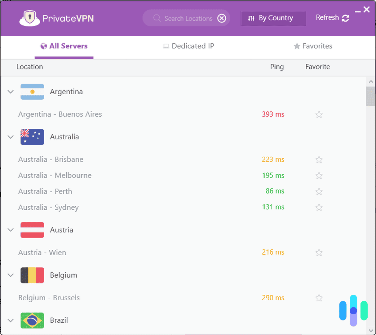 With servers in 62 locations, a Private VPN subscription gives you access to a wide selection of VPN servers. With servers in 62 locations, a Private VPN subscription gives you access to a wide selection of VPN servers.