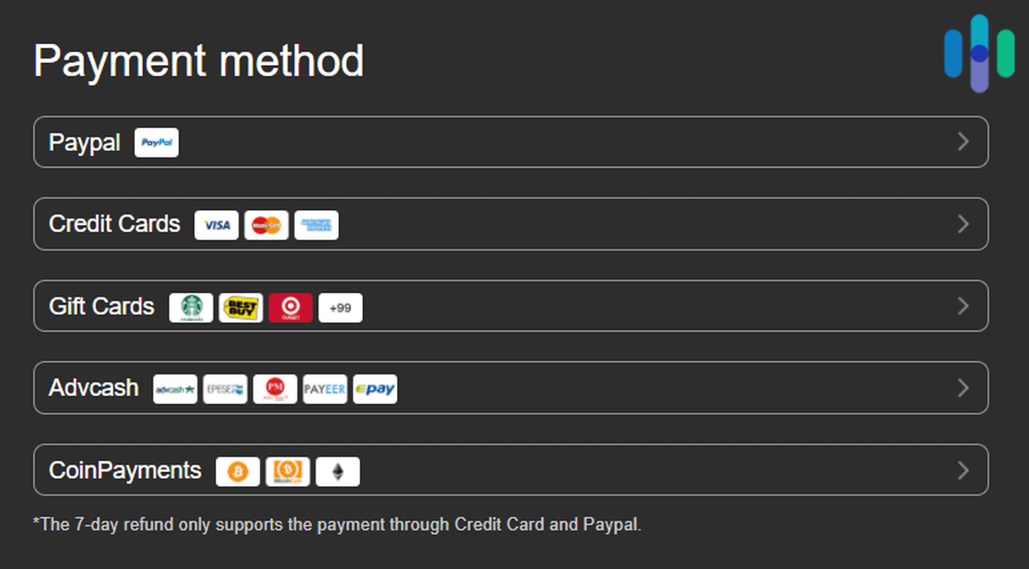 X-VPN Payment Methods X-VPN Payment Methods