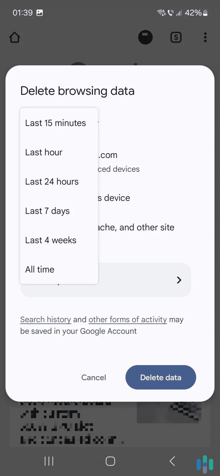 You can easily clear your browsing data with just a few taps on any mobile browser. You can easily clear your browsing data with just a few taps on any mobile browser.